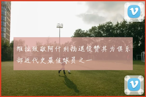 维拉致敬阿什利扬退役赞其为俱乐部近代史最佳球员之一